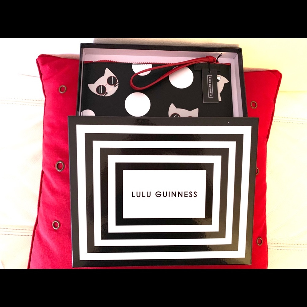 Lulu Guinness Kitty 🐱 Clutch